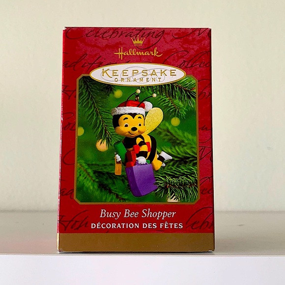 Hallmark Busy Bee Shopper Keepsake Christmas Ornament in box - Picture 1 of 1